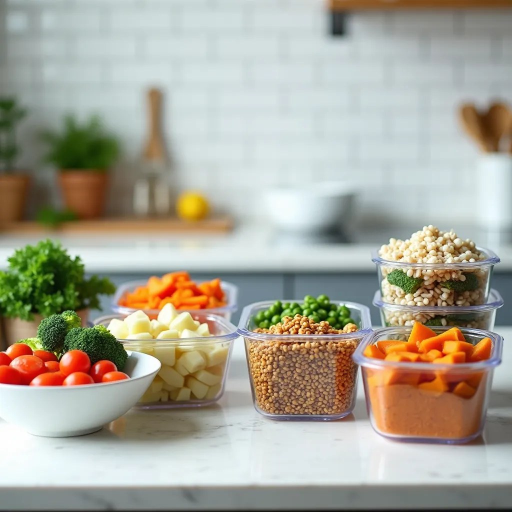 Repas préparés et organisés